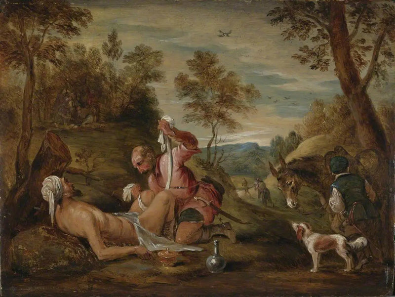 Dobry Samarytanin (według Francesco Bassano) - David Teniers Młodszy