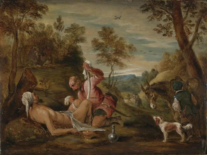 Dobry Samarytanin (według Francesco Bassano) - David Teniers Młodszy