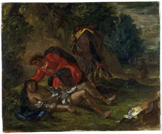 Dobry Samarytanin - Eugène Delacroix