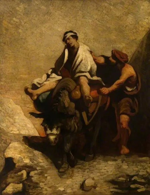 Dobry Samarytanin - Honoré Daumier