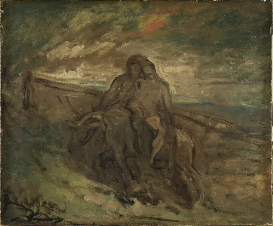 Dobry Samarytanin - Théodore Chassériau