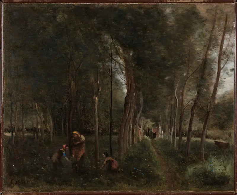 Dąbrowa Dubuisson w Brunoy - Jean-Baptiste Camille Corot