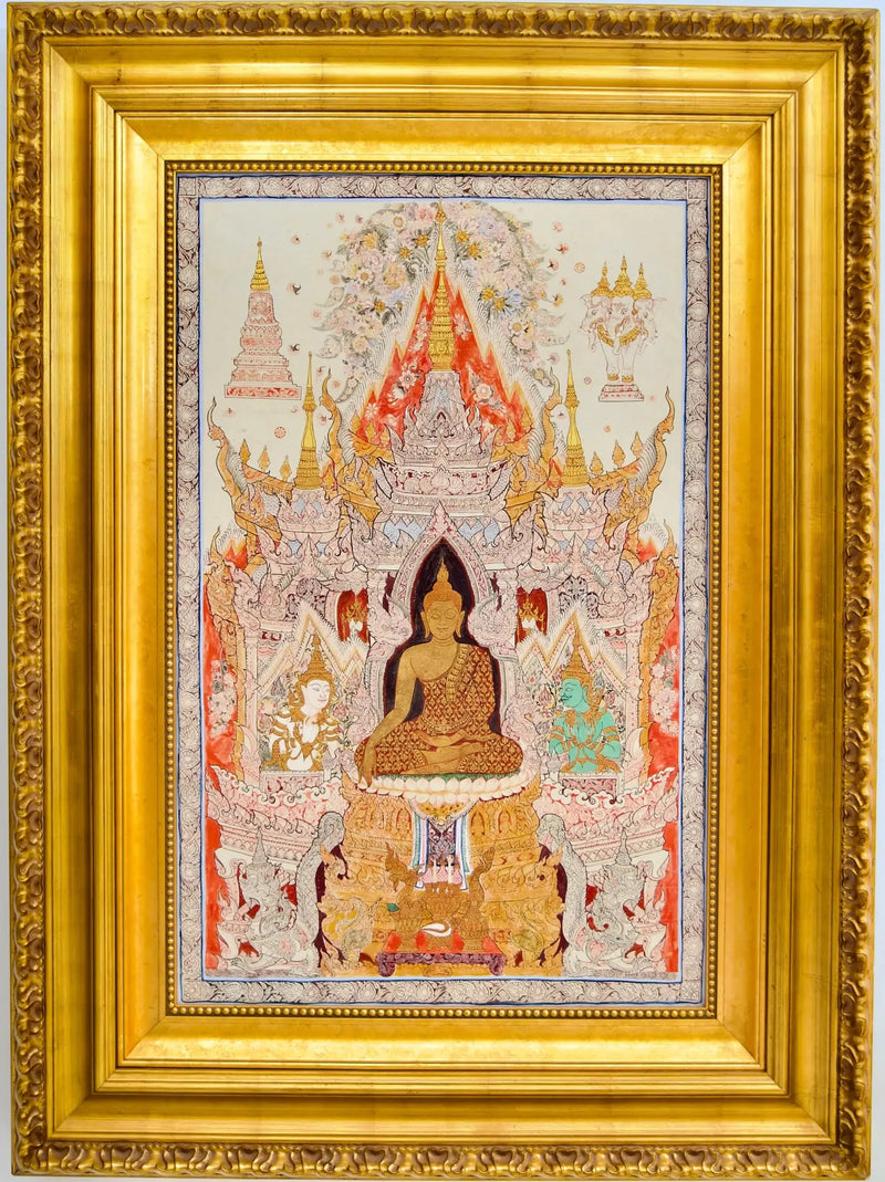 Biały Budda | 70x105cm
