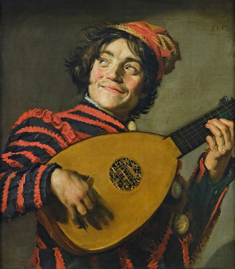 Błazen z lutnią - Frans Hals