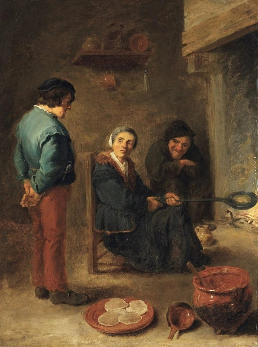 Piekarz naleśników - David Teniers Młodszy