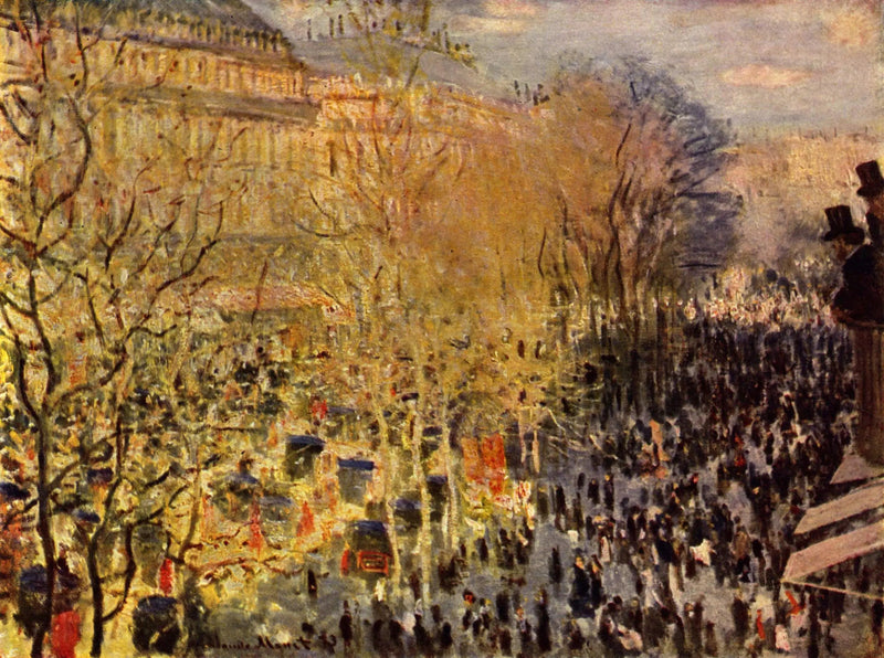 Bulwar Kapucynek - Claude Monet