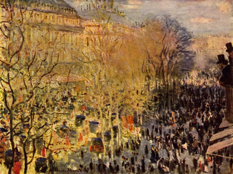 Bulwar Kapucynek - Claude Monet