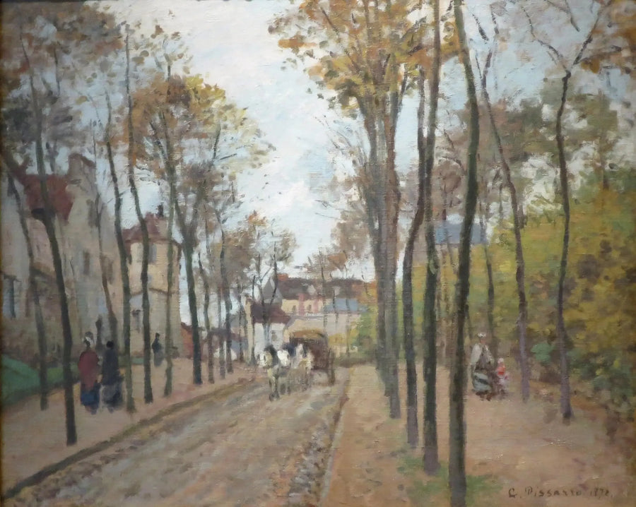 Bulwar Fosów, Pontoise - Camille Pissarro
