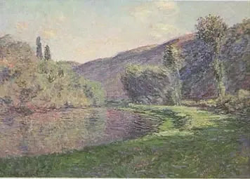 Le Bras de Jeufosse, efekt późnego popołudnia - Claude Monet