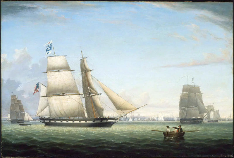 Brick Antelope w porcie Boston - Fitz Henry Lane