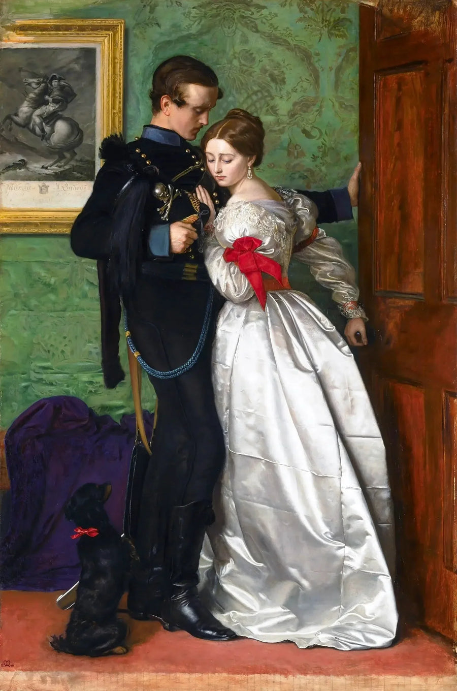 Czarny Brunswicker - John Everett Millais