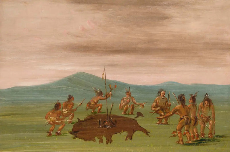 Medyczny bawół Sziouxów - George Catlin