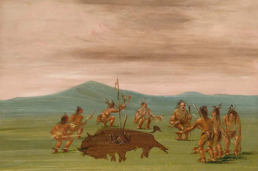 Medyczny bawół Sziouxów - George Catlin