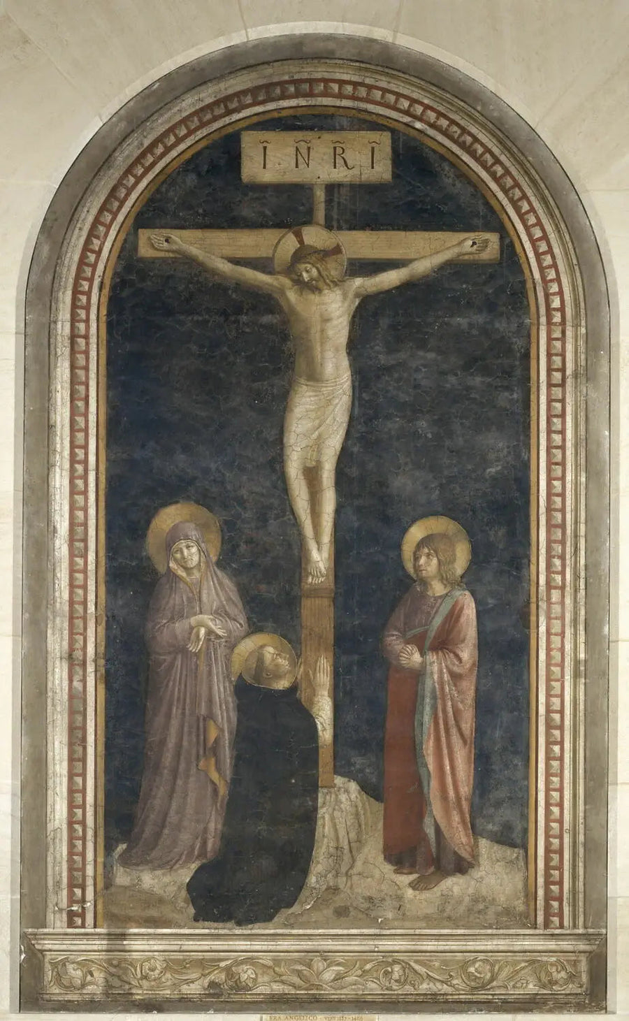 Droga Krzyżowa z świętym Dominikiem w modlitwie - Fra Angelico