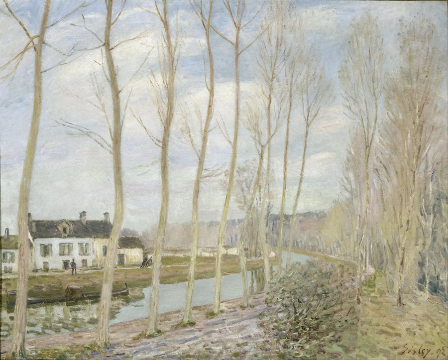 Kanał Loing - Alfred Sisley