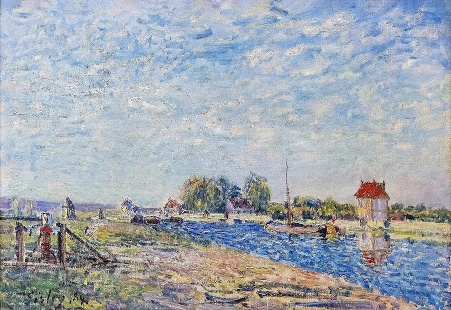 Kanał Loing - Alfred Sisley