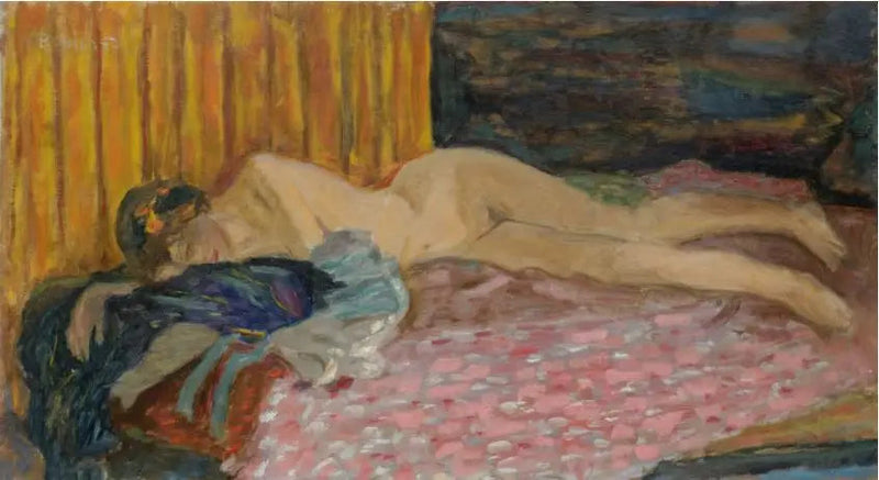 RÓŻOWA SOFA - Pierre Bonnard