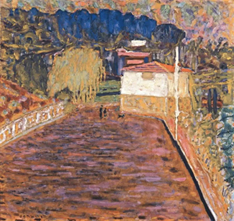 Le Cannet, różowa droga - Pierre Bonnard