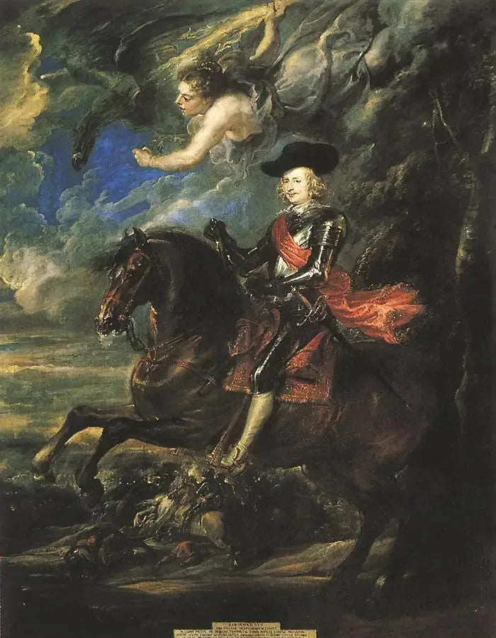 Kardynał-dziecko Don Fernando z Austrii, podczas bitwy pod Nördlingen - Peter Paul Rubens