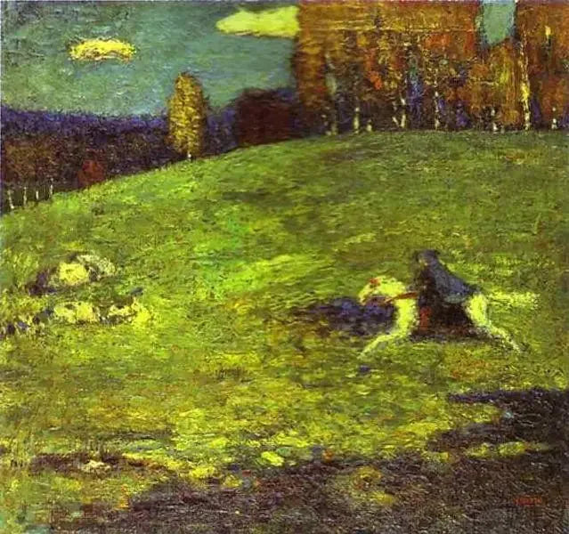 Niebieski jeździec - Wasilij Kandinsky
