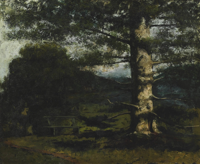 Cedr z Hauteville - Gustave Courbet