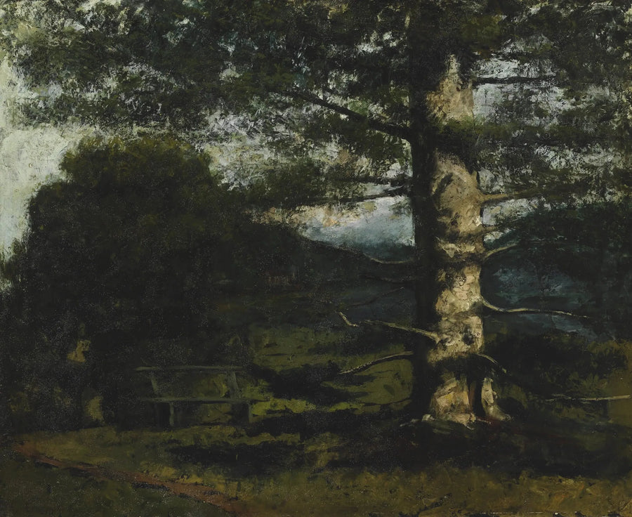 Cedr z Hauteville - Gustave Courbet