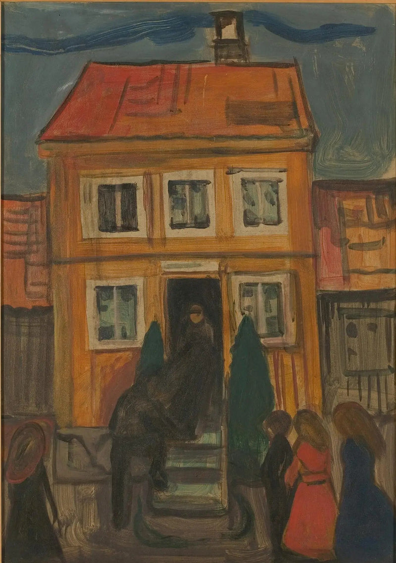 Trumna jest przewożona - Edvard Munch