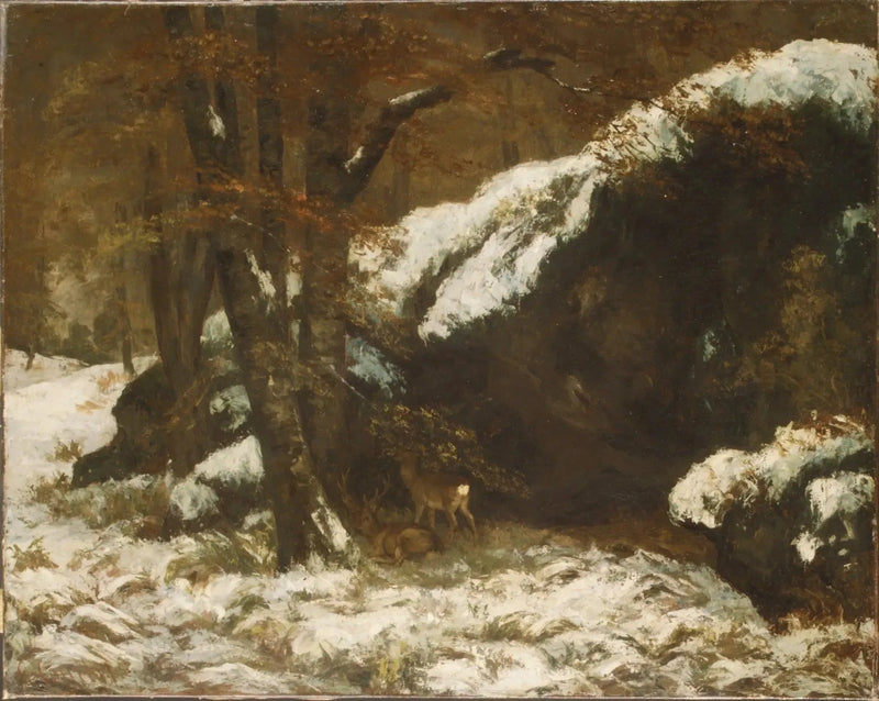 Jeleń - Gustave Courbet