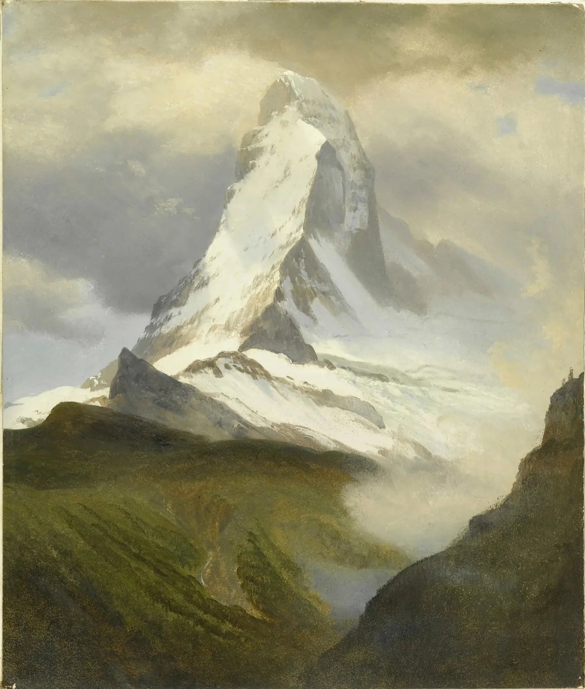 Le Cervin - Albert Bierstadt image 1 reproduction de peinture à l’huile