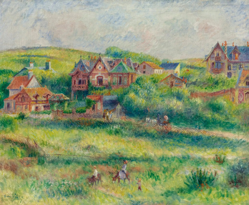 Chatka Blanche Pierson w Pourville - Pierre-Auguste Renoir