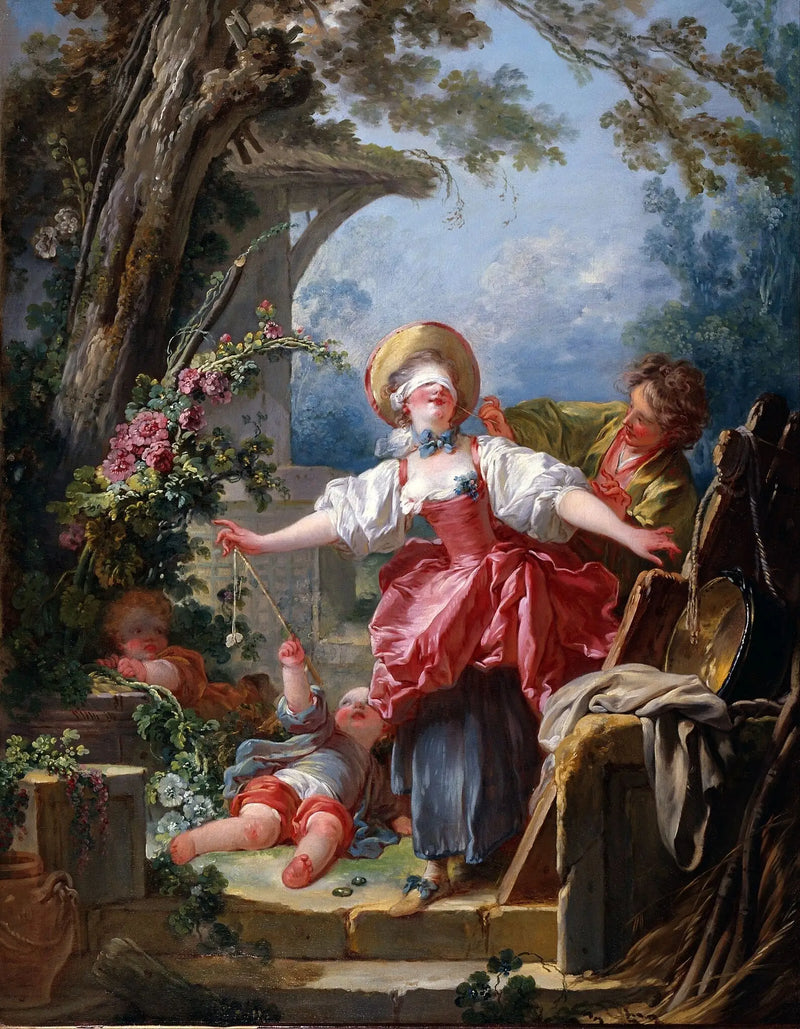 kozioł ślepca - Jean-Honoré Fragonard