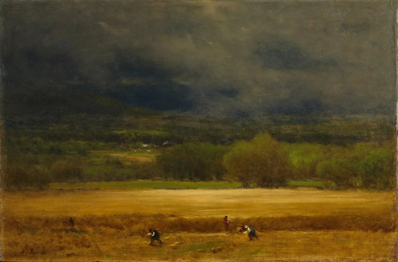 Pole pszenicy - George Inness