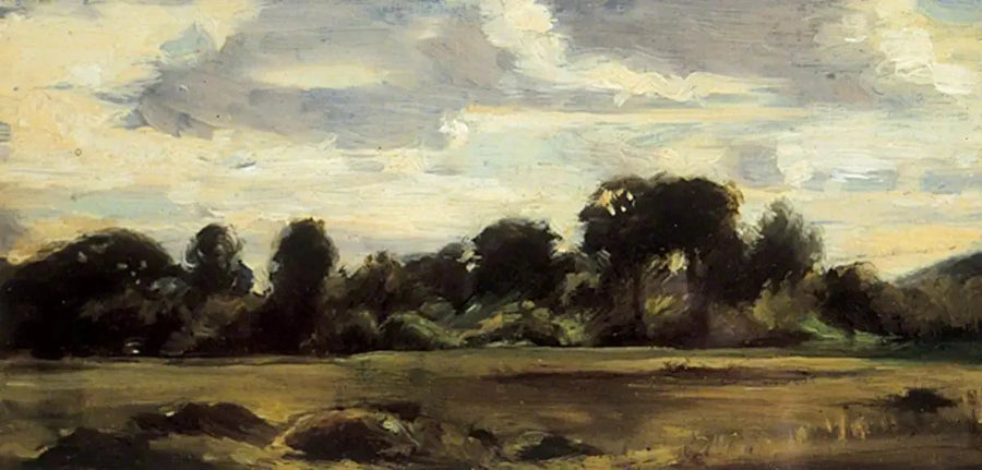 Pole blisko lasu - John Constable