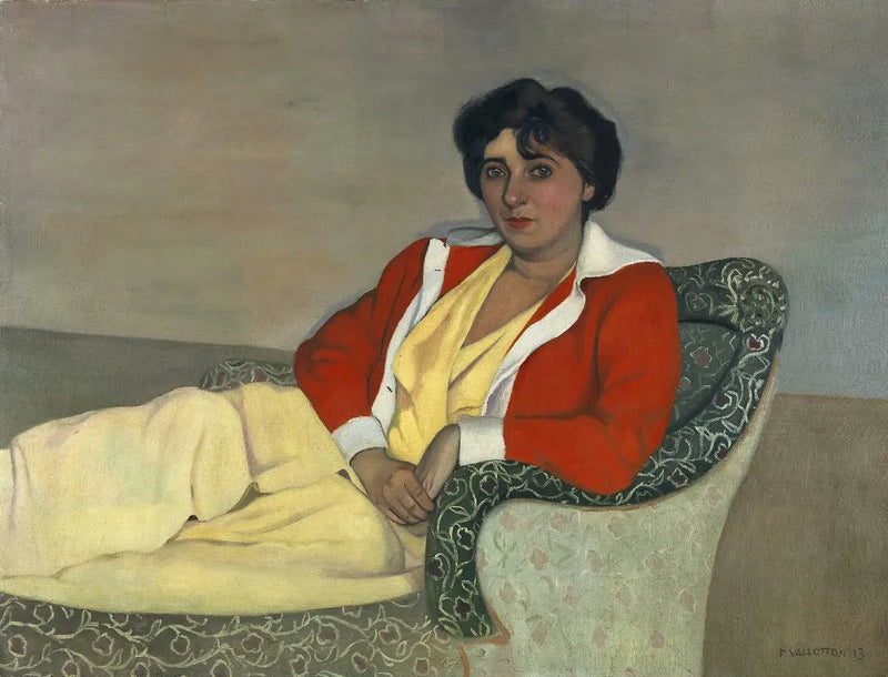 Czerwona bluza - Félix Vallotton