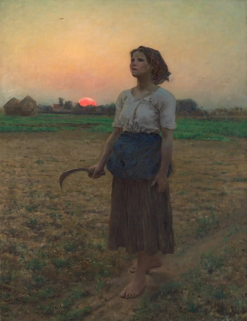 Śpiew skowronka - Jules Breton