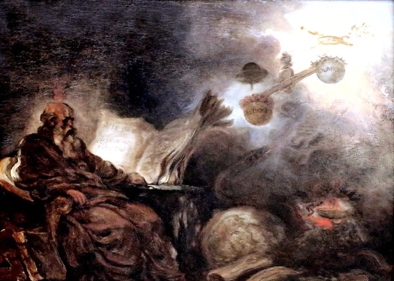 Śpiew Plutarcha - Jean-Honoré Fragonard