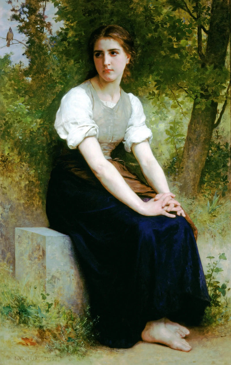 Śpiew słowika - Bouguereau