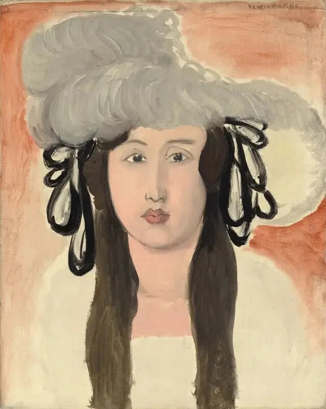 Kapelusz z piórami - Henri Matisse