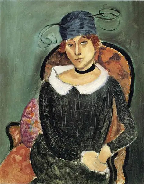 Kapelusz z piór strusia - Henri Matisse