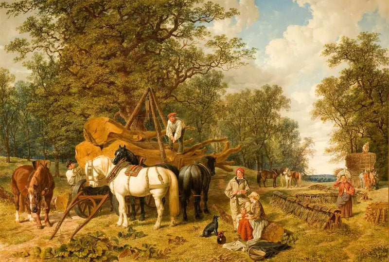 Wózek na drewno - John Frederick Herring, Sr.