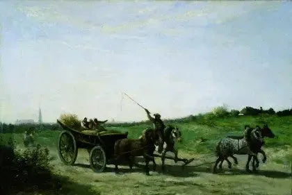 Wózek z Arras - Jean-Baptiste Camille Corot