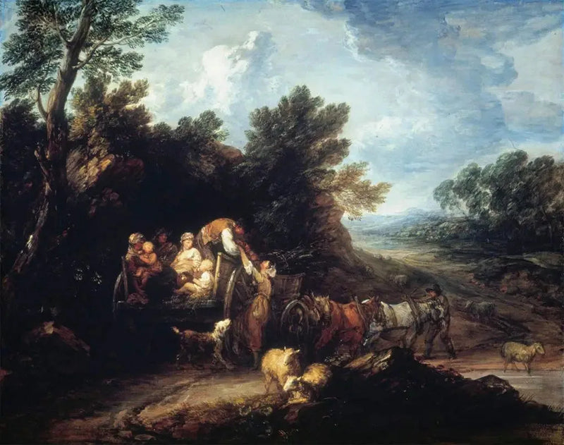 Wóz zbiorczy, 1784 - Thomas Gainsborough