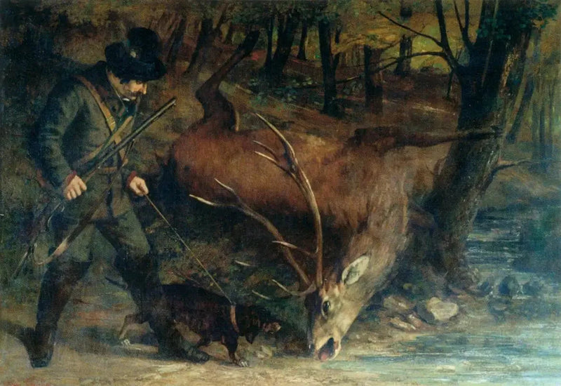 Niemiecki myśliwy - Gustave Courbet