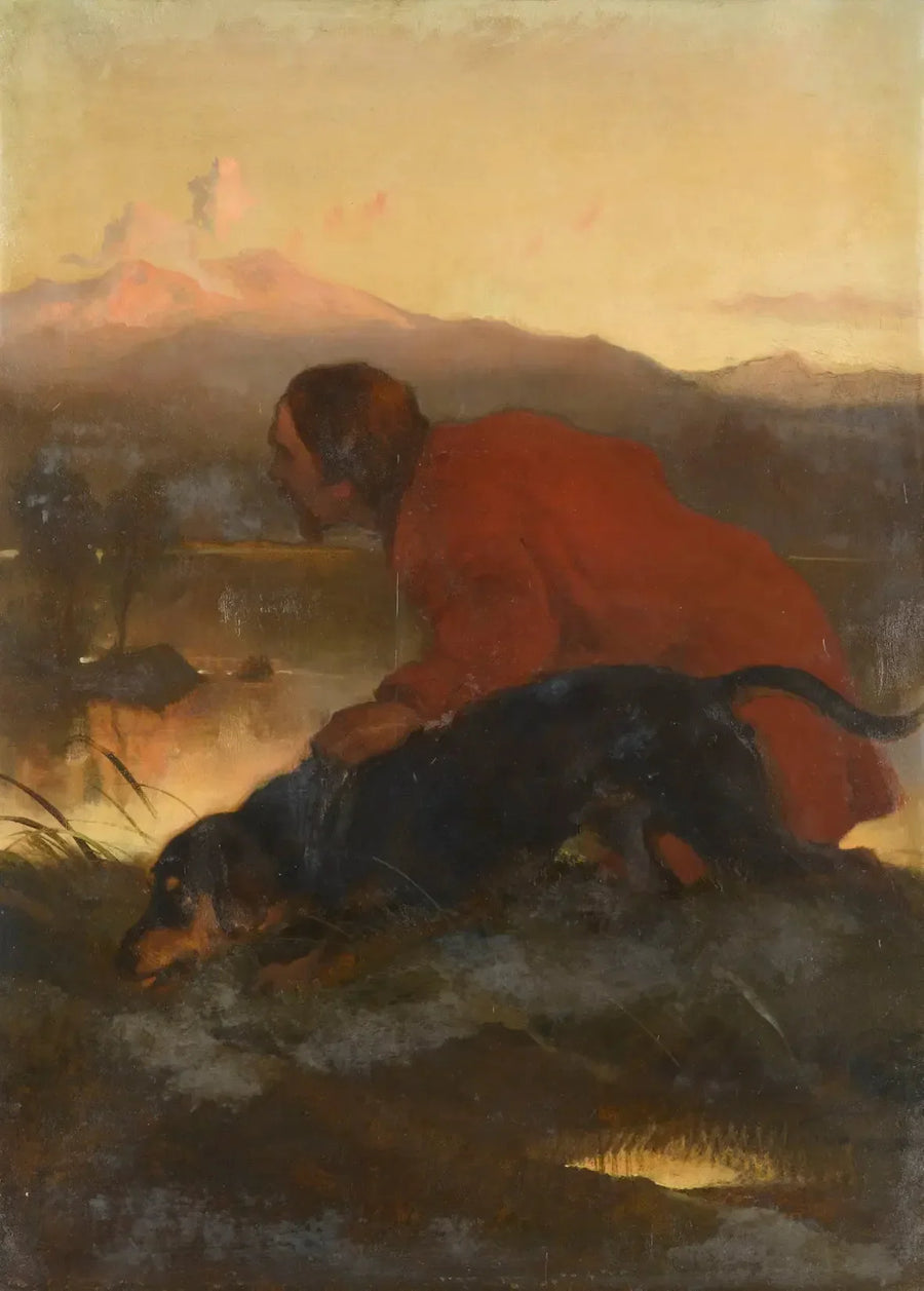 Myśliwy i tropiciel - Edwin Henry Landseer