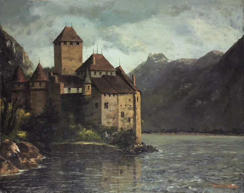 Zamek Chillon - Gustave Courbet