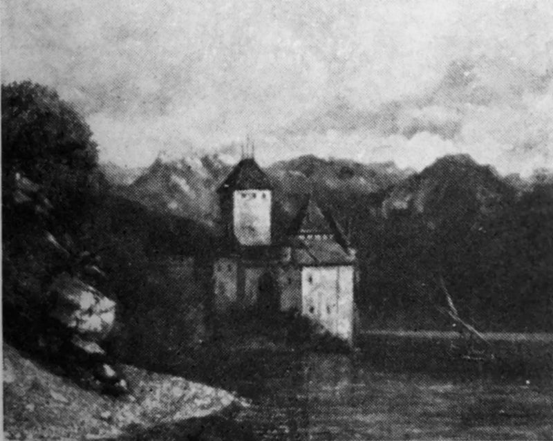 Zamek Chillon - Gustave Courbet