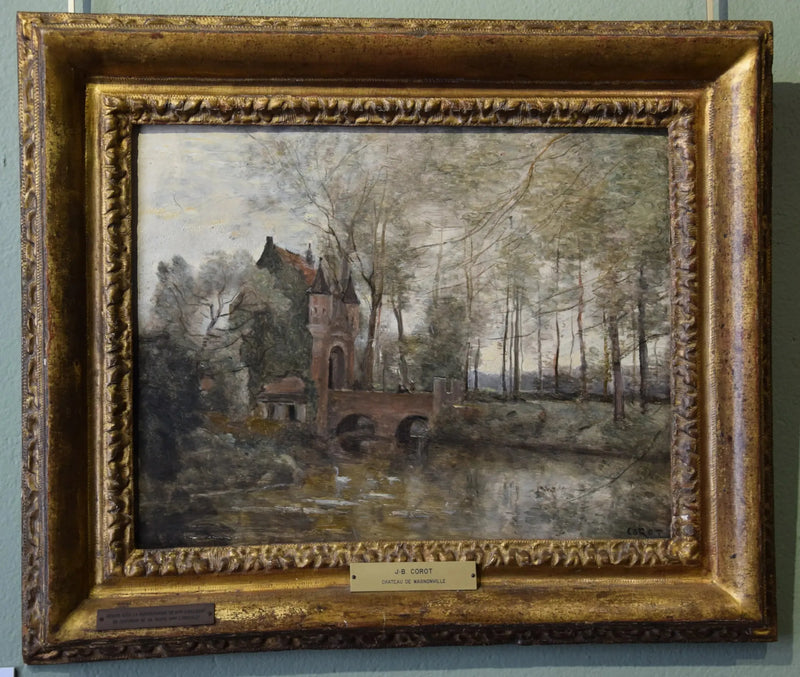 Zamek w Wagnonville - Jean-Baptiste Camille Corot