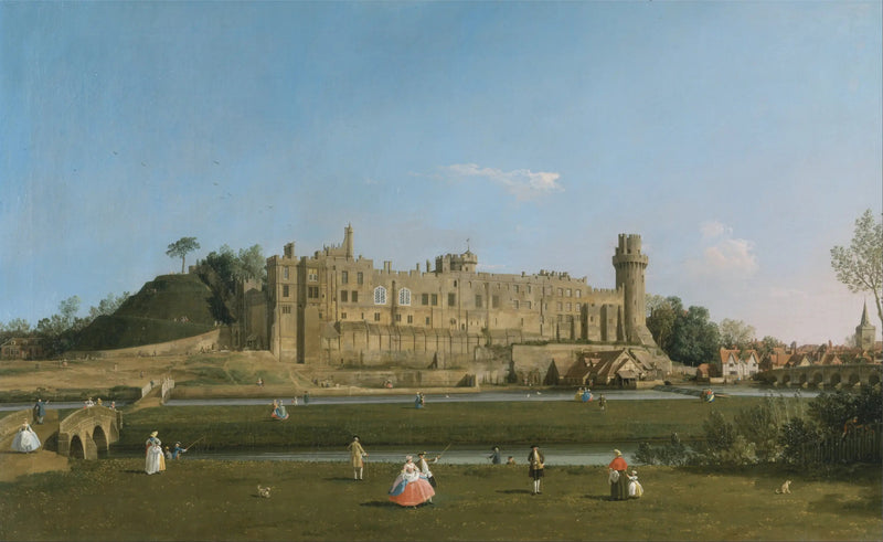 Zamek Warwick - Canaletto