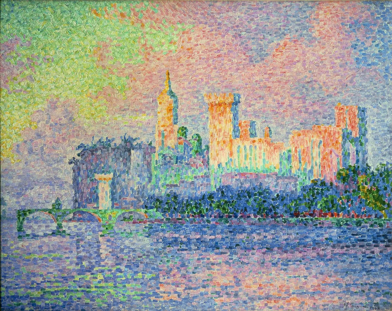 Zamek Papieży w Awinionie - Paul Signac