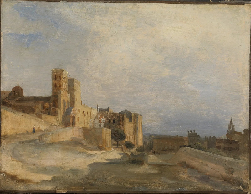 Zamek papieży - Jean-Baptiste Camille Corot
